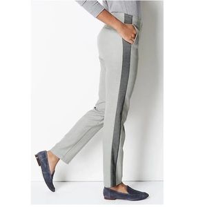 NWT J Jill grey straight leg ankle pants‎ size 14